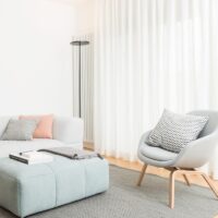 Artemide Athena Stehleuchte im Wohnraum