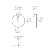 Estiluz Revolta A-3630 LED-Wandleuchte – Bild 4