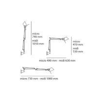 Artemide Tolomeo Micro Parete LED-Wandleuchte – Bild 3