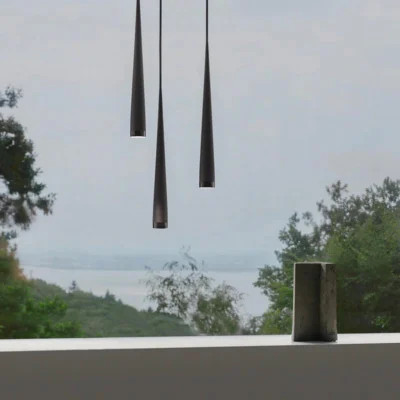 GRAU Niceone Pendelleuchte Schwarz Aufbauversion