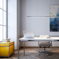 Ribag SPINAled LED-Pendelleuchte mit Diffusor opal