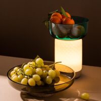 Artemide Bontà LED-Tischleuchte mit Glasschüssel