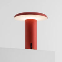 Artemide Takku Akku Tischleuchte rot