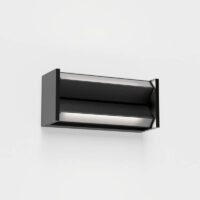 IP44 slat Wandleuchte deep black