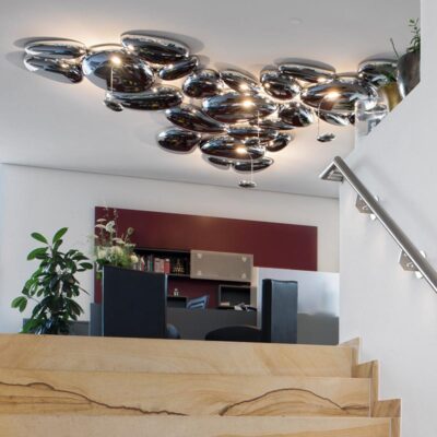 Artemide Skydro LED Deckenleuchte im Wohnraumambiente