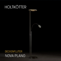 Holtkötter Nova Plano LED-Deckenfluter mit Lesearm