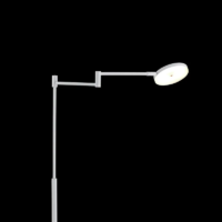 Holtkötter Plano B LED-Stehleuchte mit Tastdimmer Weiß