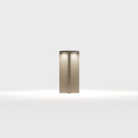 IP44 Mir R Poller LED-Außenleuchte 30 cm Cool Brown