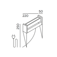 IP44.DE Slat Spike LED-Bodenleuchte – Bild 3
