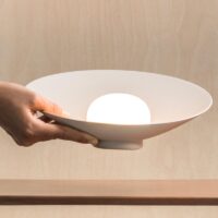 Vibia Musa Akku Tischlampe weiss