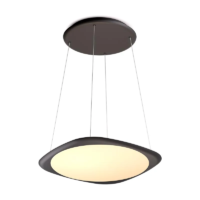 GRAU Flying LED-Pendelleuchte Schwarz