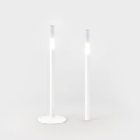 IP44 Glim Akku-Tischleuchte in Pearl White