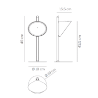 Axolight Orchid LED-Tischleuchte – Bild 7
