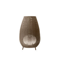 Bover Amphora 01-02 Outddoor Bodenleuchte 77.5 cm in rattan braun