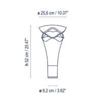 Bover Cornet B/52 Outdoor LED-Pollerleuchte – Bild 6