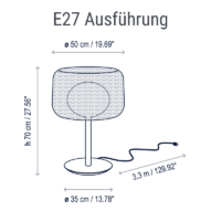 Bover Fora M Outdoor Tischleuchte – Bild 6