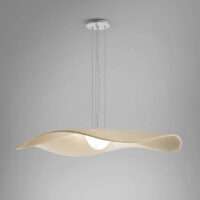 Bover Mediterrània S/105/01 Pendelleuchte Lampenschirm Creme