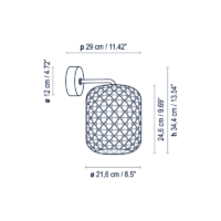 Bover Nans A/02 Outdoor LED-Wandleuchte – Bild 7