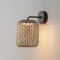 Bover Nans A/02 Outdoor LED-Wandleuchte in braun