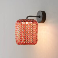 Bover Nans A/02 Outdoor LED-Wandleuchte in rot