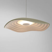 Bover Valentina S/24 LED-Pendelleuchte Olivgrün-Weiss