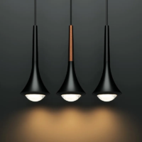 Lodes Rain LED-Pendelleuchte in Schwarz matt – Bild 5