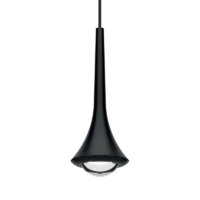Lodes Rain LED-Pendelleuchte in Schwarz matt schwarz
