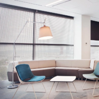 Artemide Tolomeo Mega LED Floor Stehleuchte Aluminium