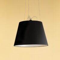 Artemide Tolomeo Mega Suspension Pendelleuchte Schirm Schwarz