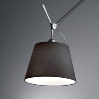 Artemide Tolomeo Mega Table Schwarz Tischleuchte mit Tischklemme Schirm in Schwarz