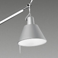 Artemide Tolomeo Decentrata Pendelleuchte Diffusor aus Aluminium