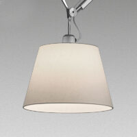 Artemide Tolomeo Decentrata Pendelleuchte Schirm aus Pergamentpapier