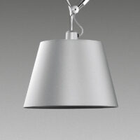 Artemide Tolomeo Decentrata Pendelleuchte Schirm aus Satin