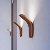 Axolight Lik LED-Wandleuchte Bronze matt