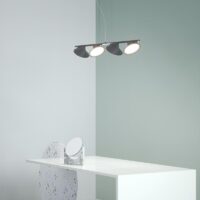 Axolight Orchid 4 LED-Pendelleuchte Anthrazit