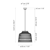 Bover Soft S/30 Pendelleuchte – Bild 7