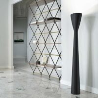 Luceplan Carrara LED-Stehleuchte in Schwarz matt