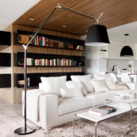 Artemide Tolomeo Mega Floor Stehleuchte Schwarz
