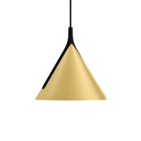 Axolight Jewel Mono 01 LED-Pendelleuchte Gold-Schwarz