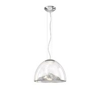 Axolight Mountain View LED-Pendelleuchte Grau Chrom