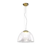 Axolight Mountain View LED-Pendelleuchte Kristall Gold