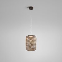 Bover Nans S/31.2 LED-Pendelleuchte Outdoor in Braun