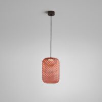 Bover Nans S/31.2 LED-Pendelleuchte Outdoor in Rot