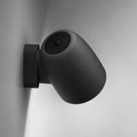 Bover Nut A/01 LED-Wandleuchte Außen Schwarz