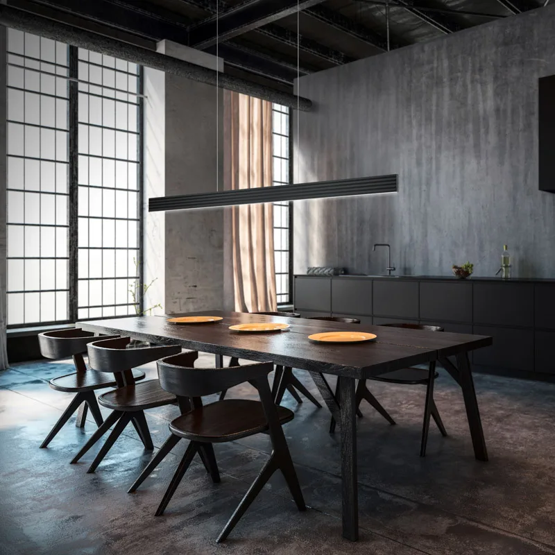 Knapstein FARA LED-Pendelleuchte über dem Esstisch