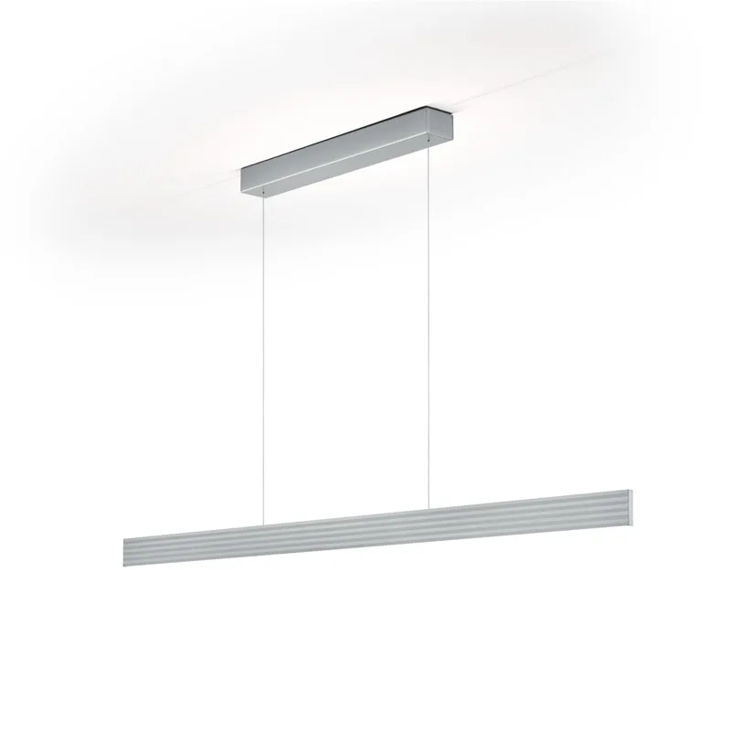 Knapstein FARA LED-Pendelleuchte Nickel matt