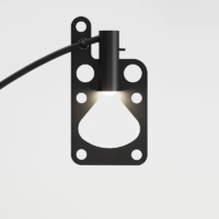 Axolight Bul Bo xl LED-Stehleuchte Schwarz