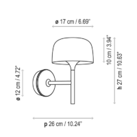 Bover Bol A/01 LED-Wandleuchte – Bild 4
