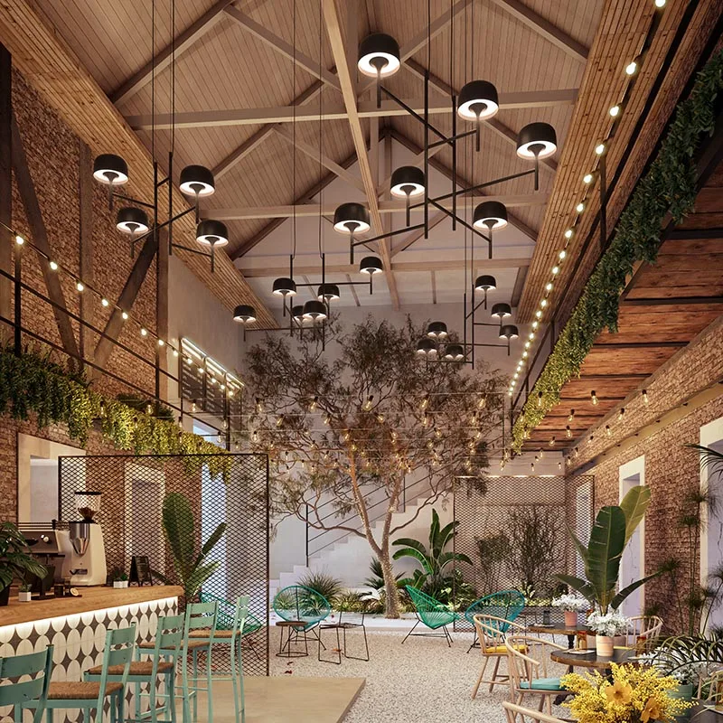 Bover Bol S/4L LED-Pendelleuchte