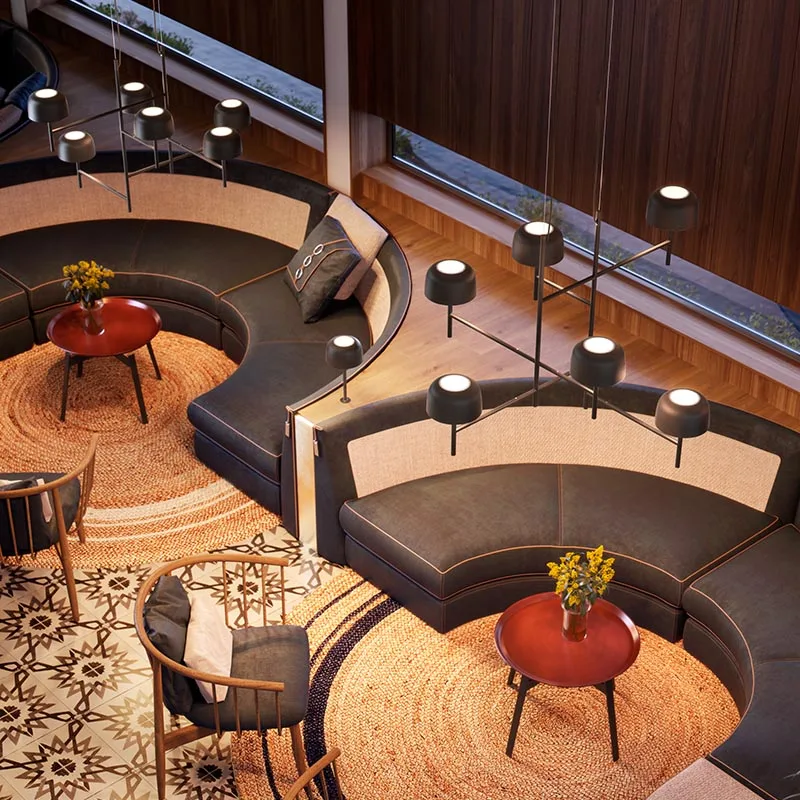 Bover Bol S/6L LED-Pendelleuchte